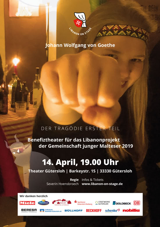 Premiere bei Libanon on Stage: Erstmals wiederholt Libanon. on Stage ein Stück vom Vorjahr, den "Faust" von Goethe. 