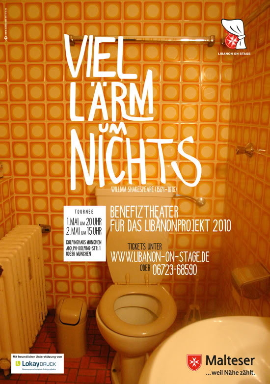 2010 geht Libanon on Stage mit Shakespeares "Viel Lärm um Nichts" auf Tournee.