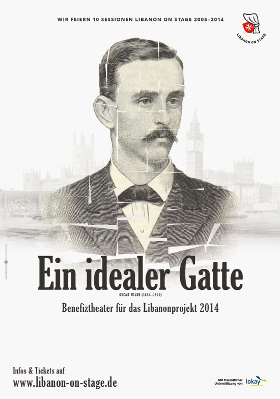 2014 mit einer neuen Runde britschen Humors: Libanon on Stage tourt mit Oscar Wildes "Ein idealer Gatte" durch Deutschland.