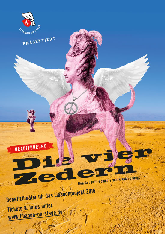 2016 wird's experimentell mit der Theatersatire "Die vier Zedern" von Nikolaus Gregor.