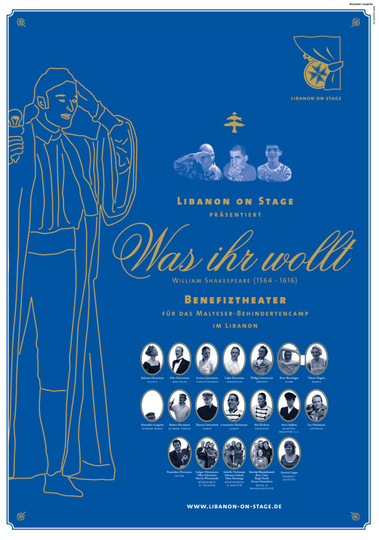 Im zweiten Jahr (2006) führt Libanon on Stage Shakespeares "Was Ihr wollt" auf.